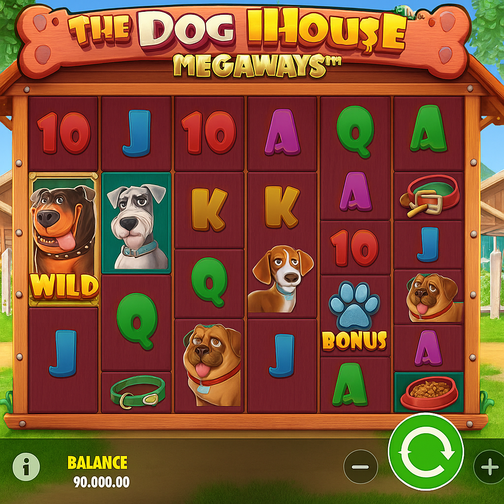 Spinania - The Dog House Megaways Slot Game - Pragmatic Play